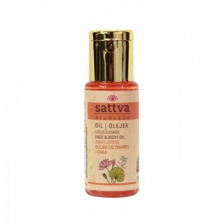 SATTVA AYURVEDA Olejek do twarzy i ciała Kwiat lotosu 50ml